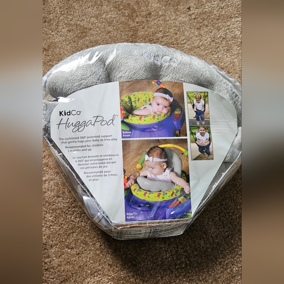 KidCo Gray Plush Baby Support Pillow - Picture 2 of 9